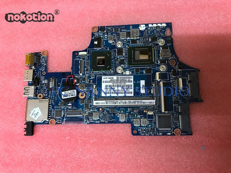 NOKOTION материнская плата 672351-001 для HP Folio 13 13-1029WM 3 &quotультрабук 1 4 ГГц Intel Core i3-2367M