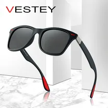 VESTEY, фирменный дизайн,, Классические поляризованные солнцезащитные очки для мужчин и женщин, для вождения, квадратная оправа, солнцезащитные очки, мужские очки, UV400, Gafas De Sol