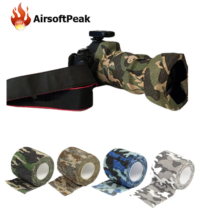 Army Elastic Stealth Tape Military Waterproof Camouflage Camo Wrap