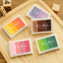 1 шт. Shangpeng штамп компаньон милый градиент Inkpad Карманный DIY 4 цвета градиентная печать масло несколько цветов на выбор