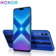 Мобильный телефон honor 8x, 6,5 дюймов, 6 ГБ ОЗУ, 64 Гб ПЗУ, Android 8,1, Kirin 710, четыре ядра, двойная задняя камера, отпечаток пальца, смартфон