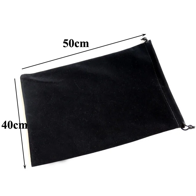 

Big Very Large Size 40x50 cm Black/Red/Beige/Brown Velvet Bags For Tablet PC Computer Christmas Wedding Packaging Gift Bags