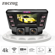 ZUCZUG 4K hidden Wifi Car DVR Camera Novatek NT96660 Dash Cam dual lens SONY IMX323 Car Video Recorder Dual Full 1080P