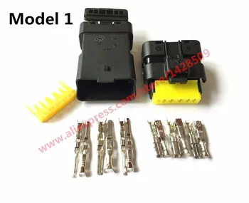 

5 Set 6 Pin 211PL069S0049 211PC069S0049 Female Male FO Turn Light Plug FO Lamp Socket FCI Car Sensor Connector For Auto Truck