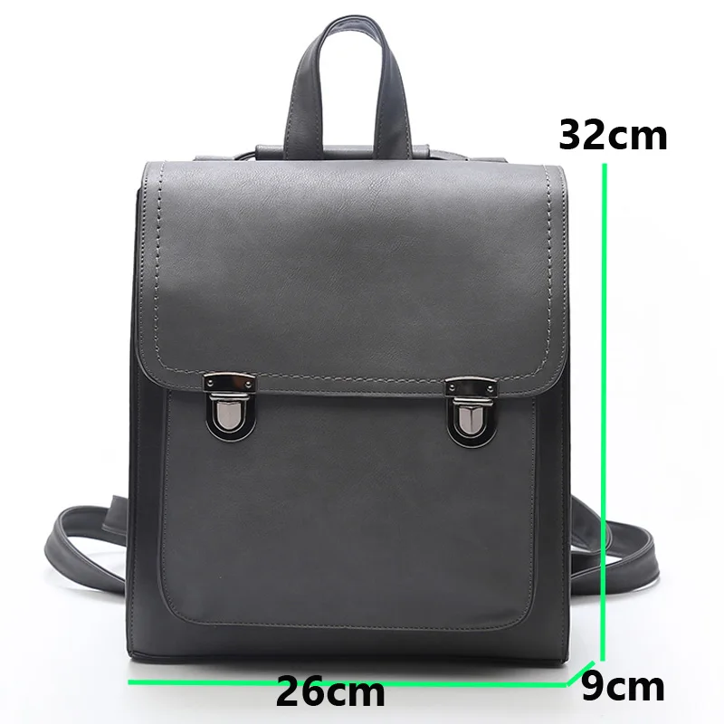 Женский рюкзак винтажный из искусственной кожи для путешествий|designer leather