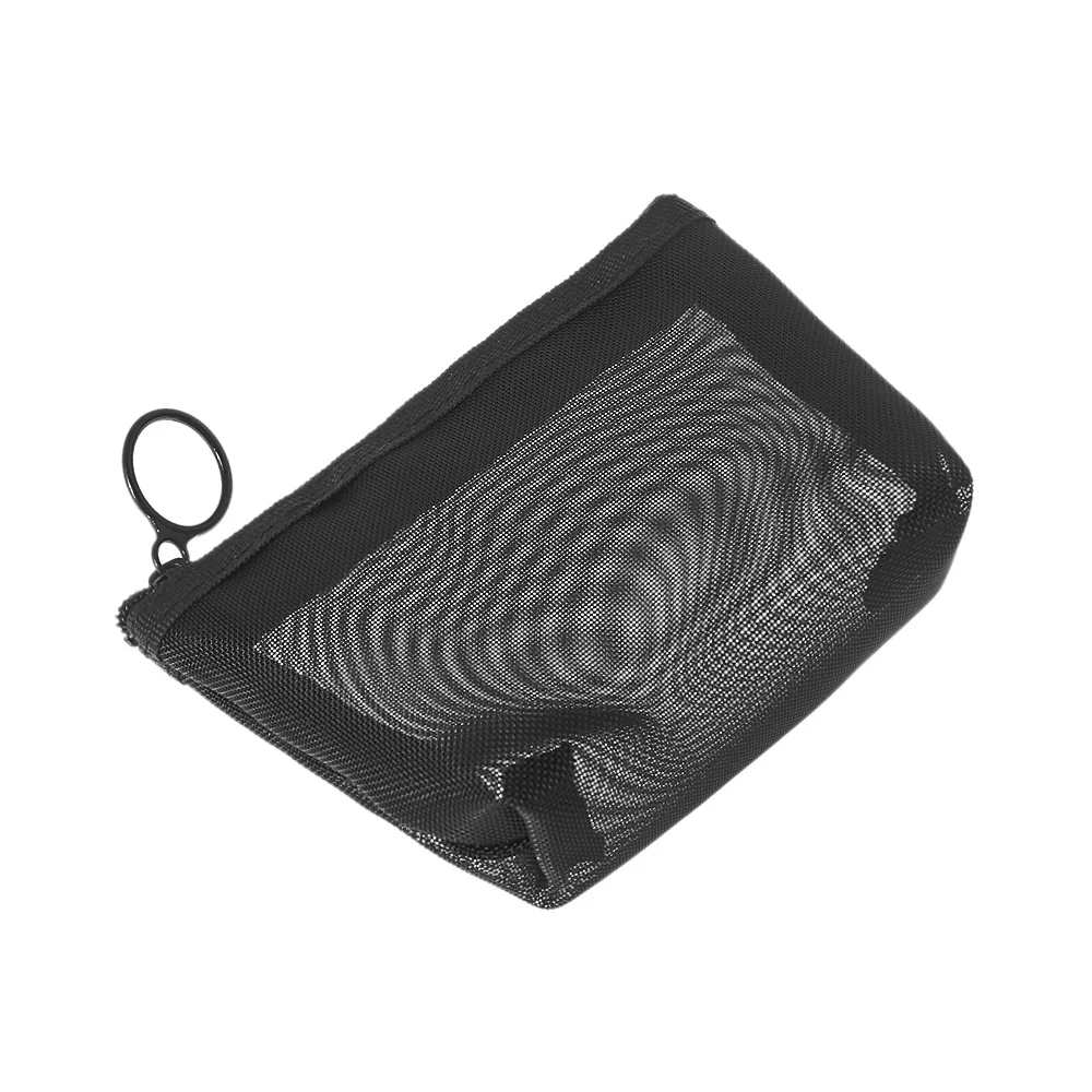 1PC Women Men Neceser Cosmetic Bag Black Transparent Travel Fashion Small Large Black Toiletry Makeup Organizer Bags Case Pouch