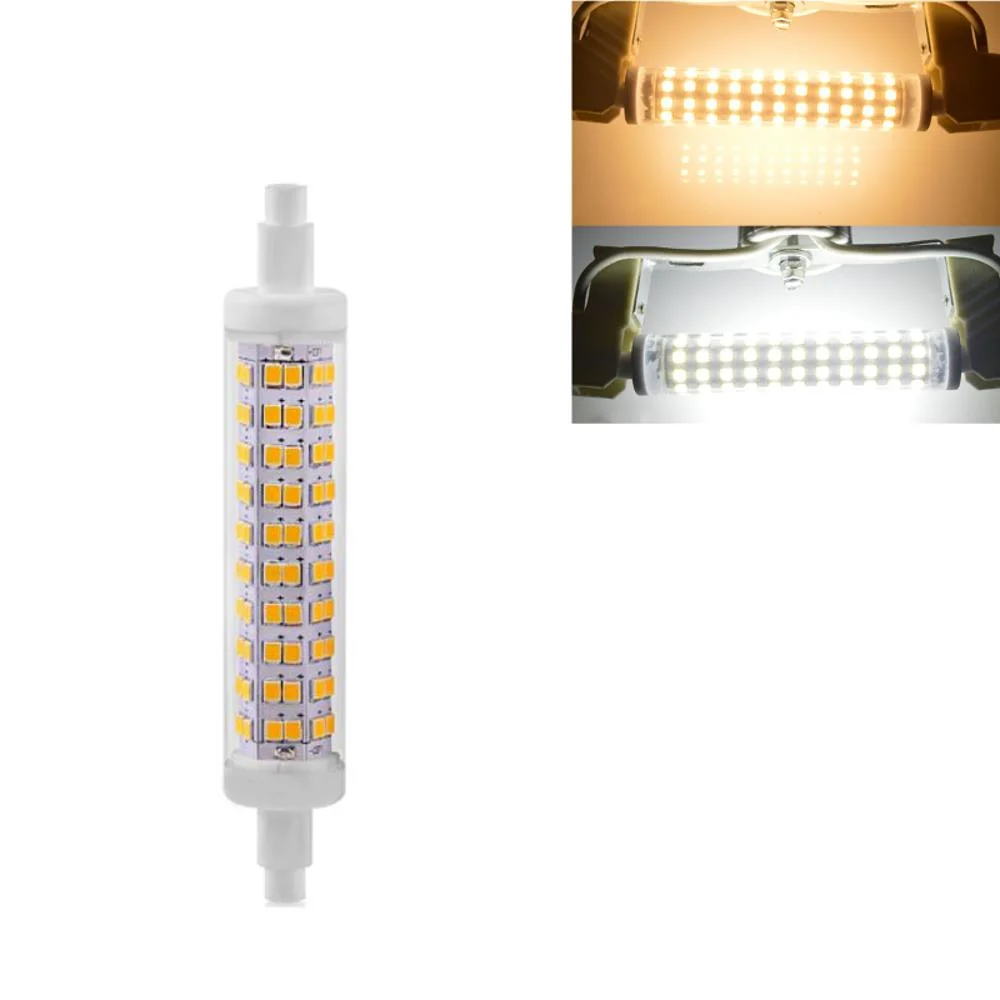 R7S LED Corn Light Bulb 118MM 10W SMD2835 Warm White Pure No Stroboscopic AC85-265V | Лампы и освещение