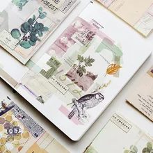 18 листов/упаковка Ретро фоновый материал бумага прозрачная для DIY Скрапбукинг изготовление бумажных открыток товары для декоративного рукоделия