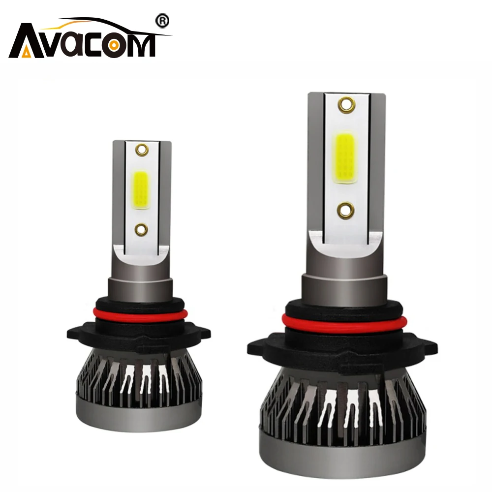 

AVACOM h7 led h4 motorcycle headlight 6500k 12V 30W led for motorcycle bulb 4000LM COB H1/H7/H8/H9/H11/9005/9006 Auto Fog Lamps
