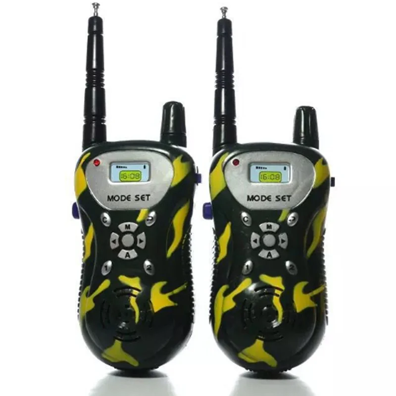

Electronic Walkie Talkies Educational Toys for Children Radio Frequency Display Amateur Talkly Transceiver Interactive Kids Toy
