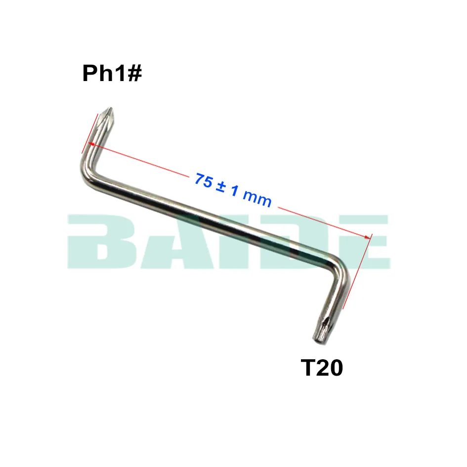 T20/Phillips PH1# отвертка без отверстия Z отвертки инструмент для автомобильного крыла 400 шт./лот