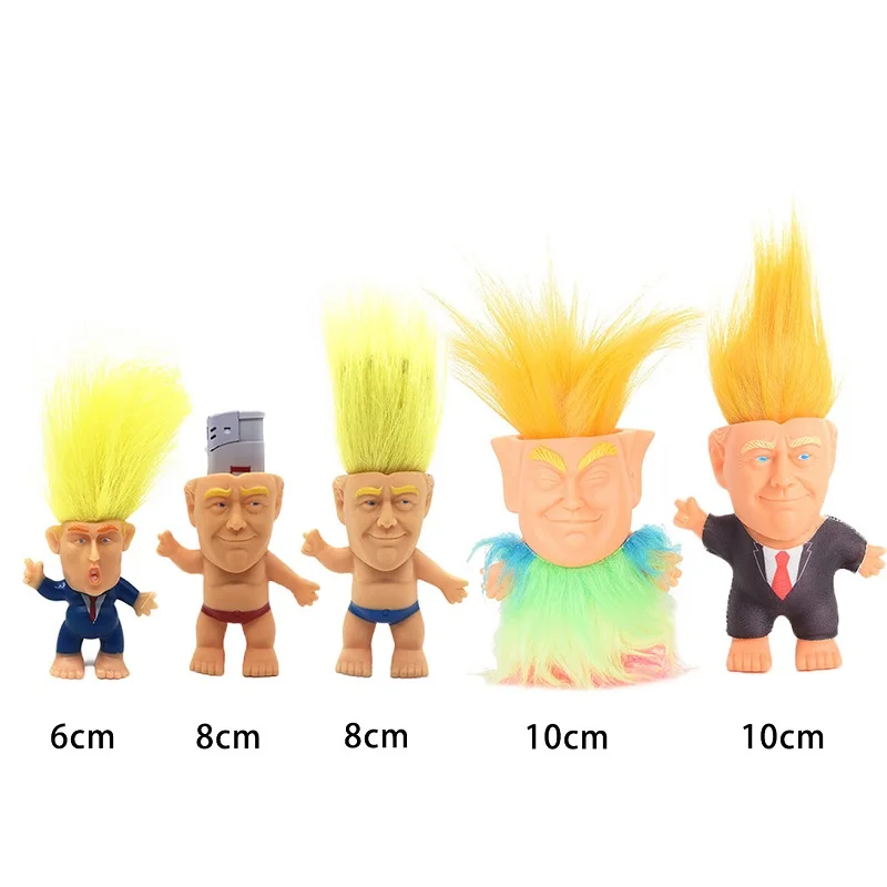 

Popular toys action toy figures US President Trump Vents Toys Silicone Hand Office Troll Dolls surprise gift classic funny toy