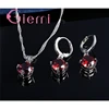 925 Sterling Silver Pendant Necklace Earrings Set Fashion Jewelry Trendy Style Austrian Crystal Women Engagement ► Photo 3/6