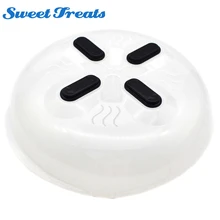 Подсластители СВЧ анти-напыление крышка пищевая разбрызгиватель защита Магнитная с паровые вентиляционные отверстия Подходит для большинства чашки-тарелки Platter