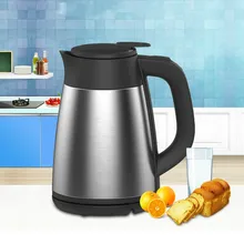 Электрический чайник Вакуумный изолированный Электрический двойной 304 из нержавеющей стали для дома функция безопасности автоматического выключения