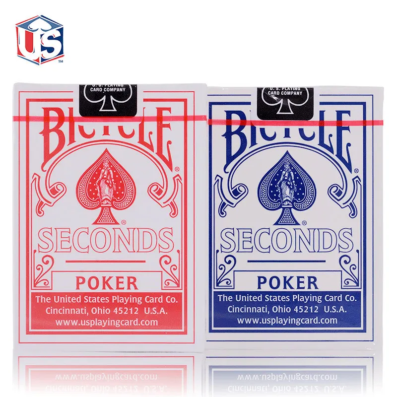 Goede Originele Tweede versie Poker card set Rood Blauw Fiets Regelmatig Speelkaarten Terug Standaard Verzegelde Decks Magic Speelkaarten