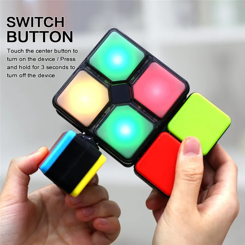 

INBEAJY 4 game modes magic cube educational toys and optoelectronic educational toys electronic magic cube