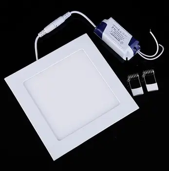 

Square LED panel downlight 3W 6W 9W 12W 15W 18W 24W Ceiling Recessed Slim Ultra Thin Design LED Panel Light for Indoor