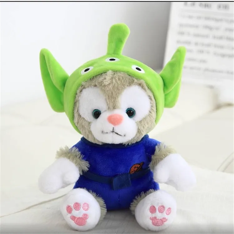

9" Cosplay alien duffy bear plush toy soft stuffed dolls kids gift