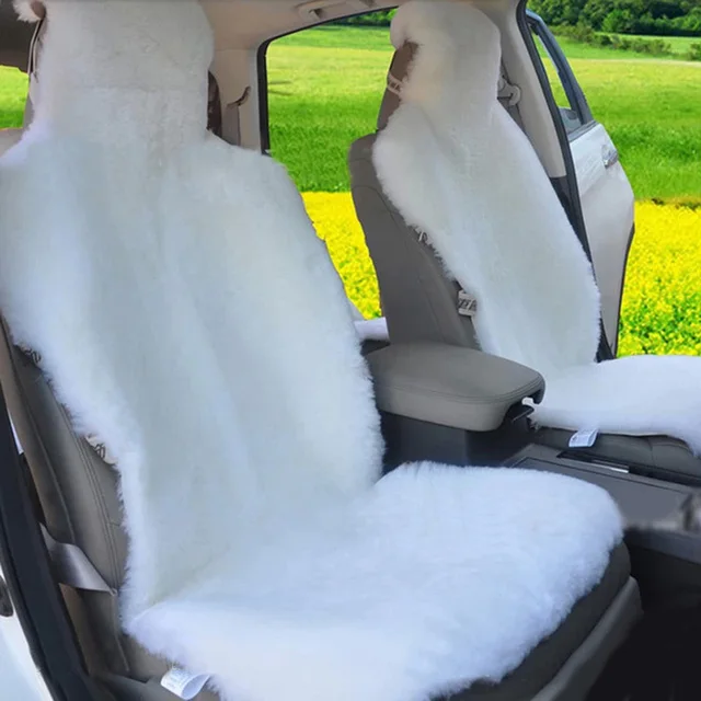 MUNIUREN Top Quality Faux fur Car Seat Covers Hairy Interior
