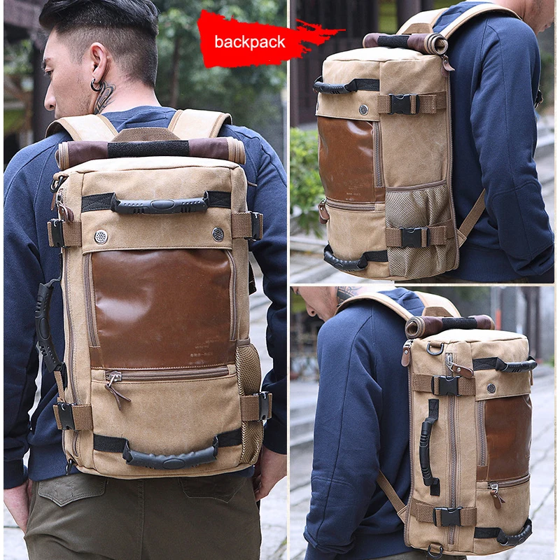 Stylish Travel Large Capacity Backpack Male Luggage Shoulder Bag Computer Backpacking Men Functional Versatile Bags