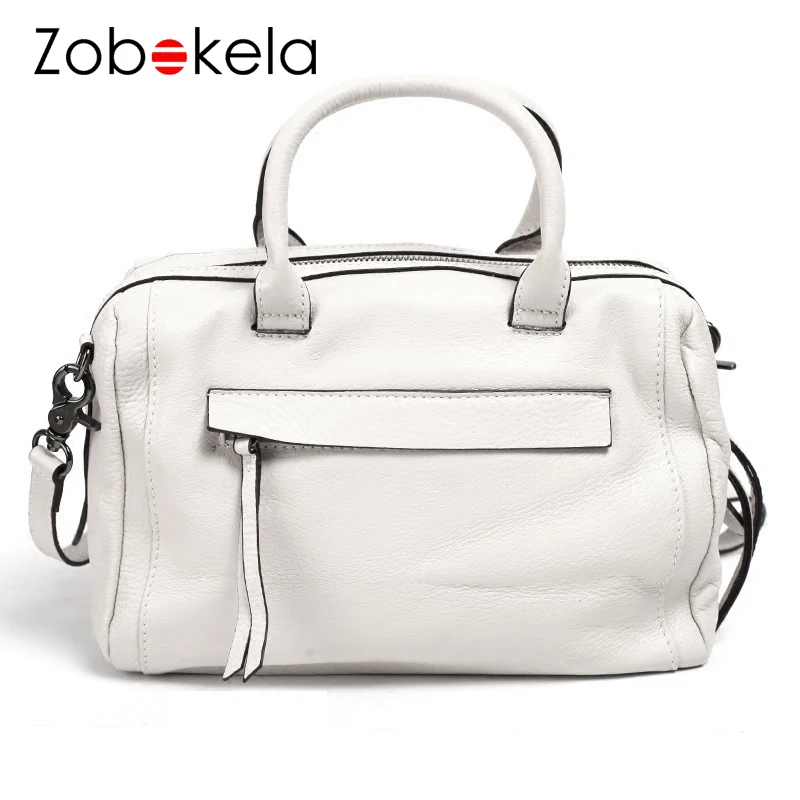 

ZOBOKELA Genuine Leather Women Bag Shoulder Bag Ladies Crossbody Bag Women Handbag Messenger Bag For Women 2018 Handbags Female