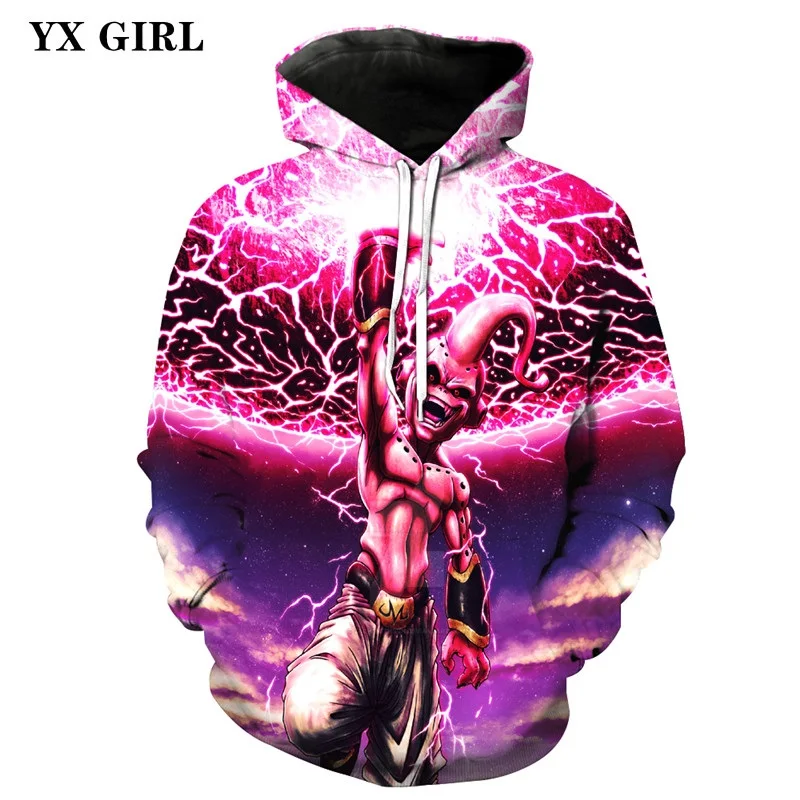 

New Fashion Mens 3d Dragon Ball Hooded Sweatshirts Long Sleeve Thin Hoodies Women Men Autumn Spring Pullovers Dropshipping