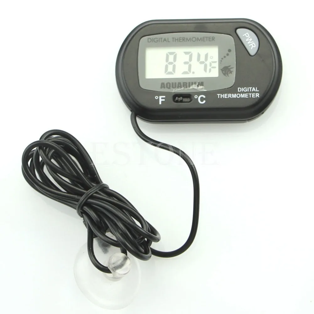 Aquarium LCD Digital Thermometer Fish Tank Temperature Control Sensor