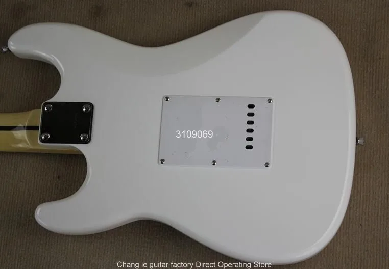 Заводской магазин новый кленовый гриф 6 струн белый цвет роза тремоло фотография