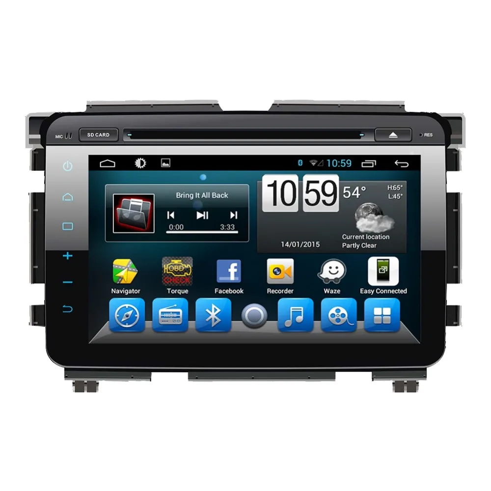 Excellent 10.1" HD 1024*600 Android 6.0 Car DVD Radio GPS Stereo Navigation Player for Honda Vezel 2014 2015 2016 GPS Radio WIFI 4G BT 1