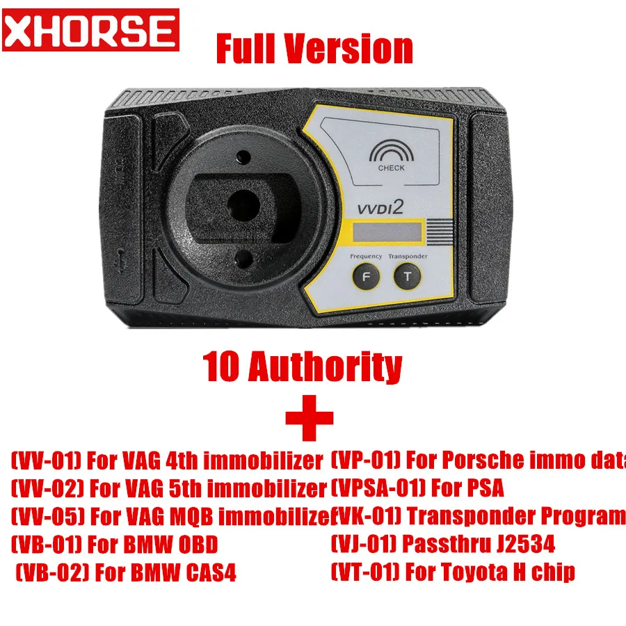 

Original Xhorse VVDI2 Commander Key Programmer for Audi/BMW/Porsche Full Version V6.1.0 VVDI 2