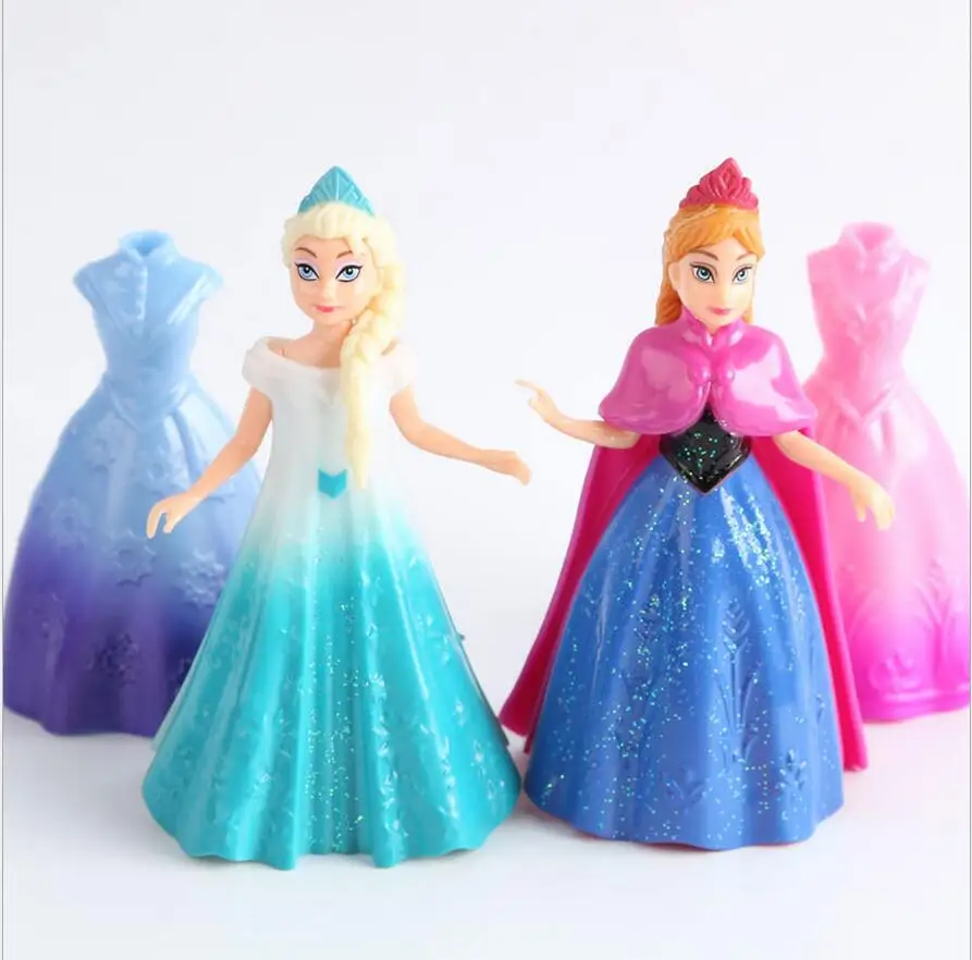 Frozen Dolls Elsa and Anna Dress Up Party With Disney Princess Set ... Frozen Dolls Elsa and Anna Dress Up Party With Disney Princess Set ...