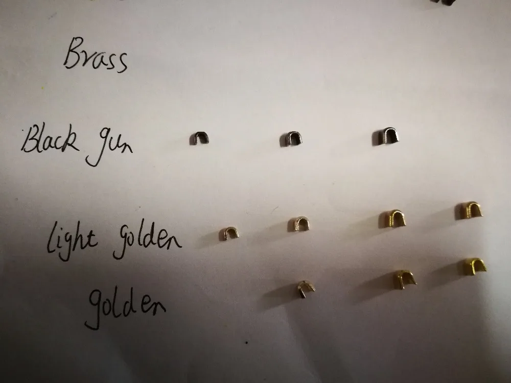 20 шт./лот 3#5#8#10# латунный бронзовый серебряный черный светильник золотой u-образный фиксатор на молнии для закрытого конца ремонта металлической молнии set1479