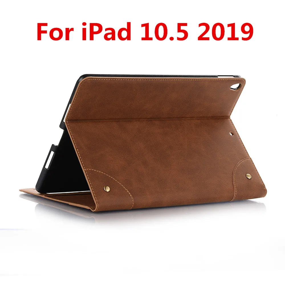 

For iPad Air 2019 10.5'' Retro Vintage Smart Flip Leather Book Case with Wallet and Card Slots Book Classic Flip Case