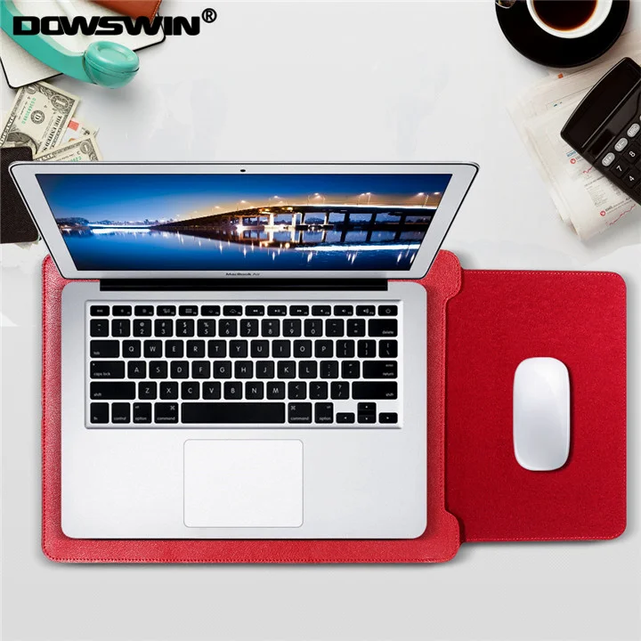 DOWSWIN чехол для Macbook Air 13 11 Pro 13 15 чехол для ноутбука кожаная сумка для ноутбука для Macbook Pro Чехол водонепроницаемый