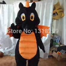 Талисман Оранжевый И Черный Дракон костюм талисмана необычные платья пользовательские фантазии косплей костюм тема mascotte карнавальный костюм комплекты