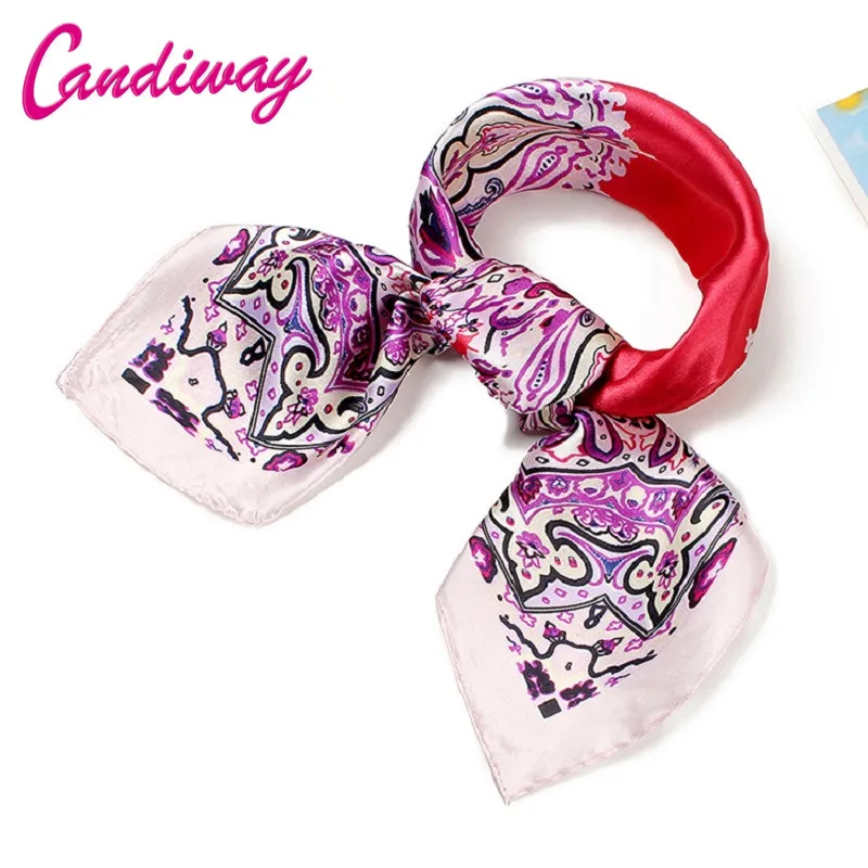 

Candiway Fashion Bandana Variety occupational Women silk scarf scarves 60 cm