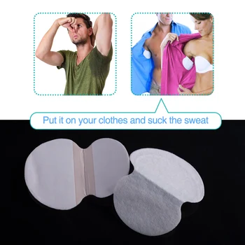 

40pcs Underarm Cotton Sweat Pads Disposable Armpits Antiperspirant Unisex Absorbing Deodorant Stickers Plaster Patch D1065