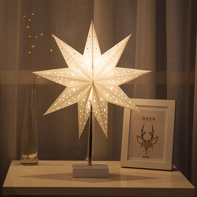 

Creative personality table lamp bedside simple gift decoration night lamp star table lamp