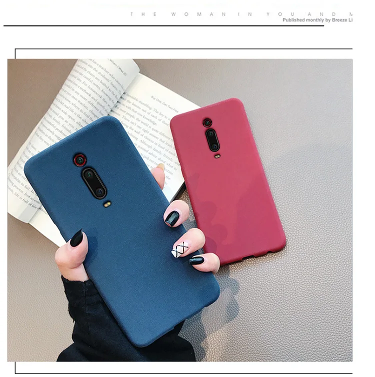 Чехол для Xiaomi Redmi K20 Pro мягкий матовый Силиконовый тонкий защитный чехол накладка