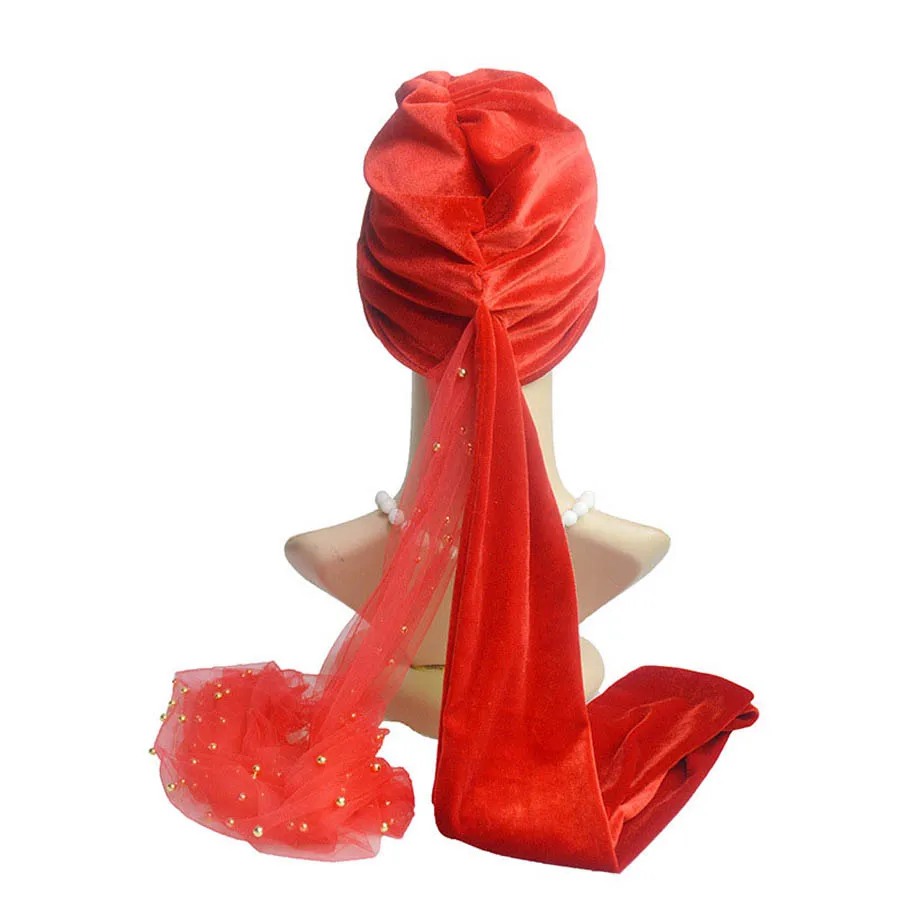 Nigerian gele headtie with diamond already made auto hele turban cap african aso ebi gele aso oke headtie big brim 2018 (1)