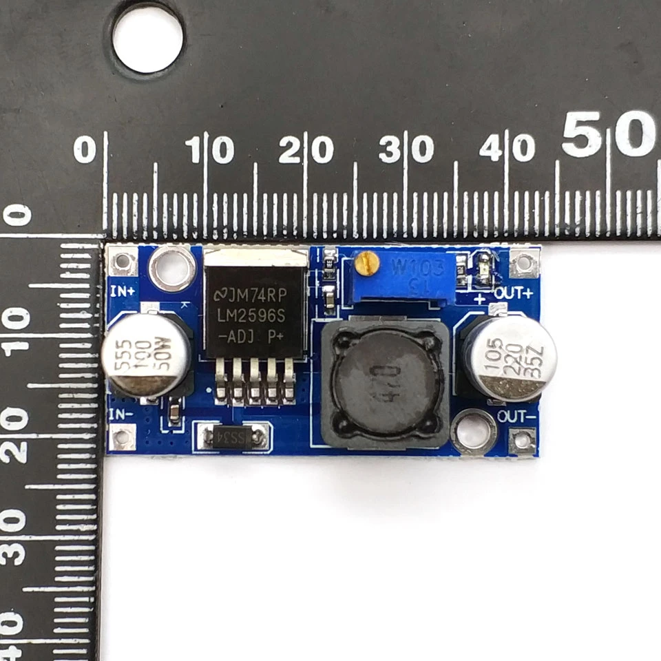 Ультра-маленький Модуль питания LM2596 DC/DC BUCK 3A настраиваемый понижающий модуль-регулятор Ultra LM2596S 24V Переключатель 12V 5V 3V