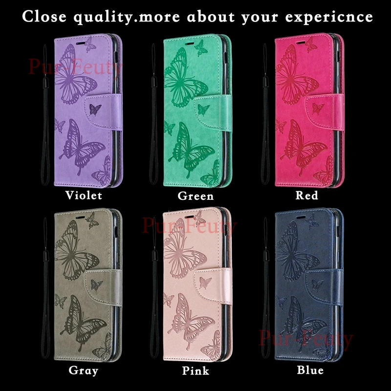

Case For Samsung Galaxy A6 2018 A600FN/DS SM-A600FN/DS Leather Wallet high quality butterfly Flip Cover For Samsung A 6 6A A600