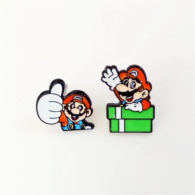 

IVYYE Super Mario wireman Fashion Anime Cartoon Earring Cute Animal Stud Earrings For Women Girls Kids Jewelry XMAS New Gifts