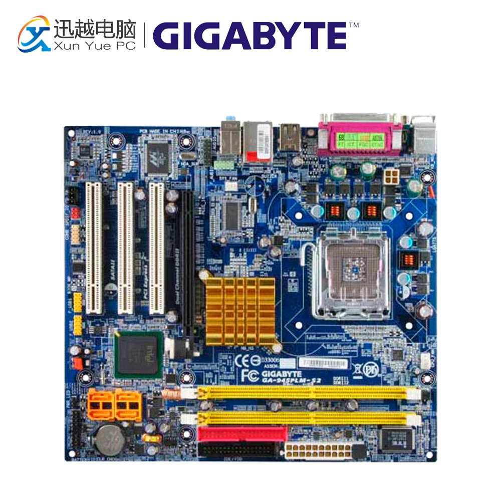 

Gigabyte GA-945PLM-S2 Desktop Motherboard 945PLM-S2 945PL LGA 775 DDR2 Micro ATX