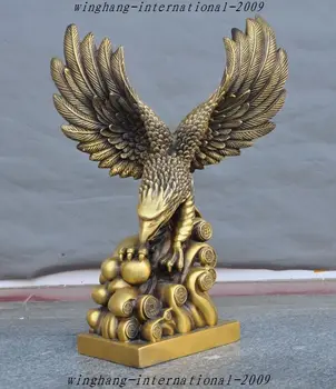 

christmas Chinese Fengshui Money Coins Wealth Lucky decoration Eagle Statue. Dragon Statue. Chicken statue Optional halloween