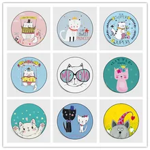 Cartoon Round Door Mat Carpet For Living Room Bathroom Children Bedroom Rugs And Carpets Computer Chair Floor Mat