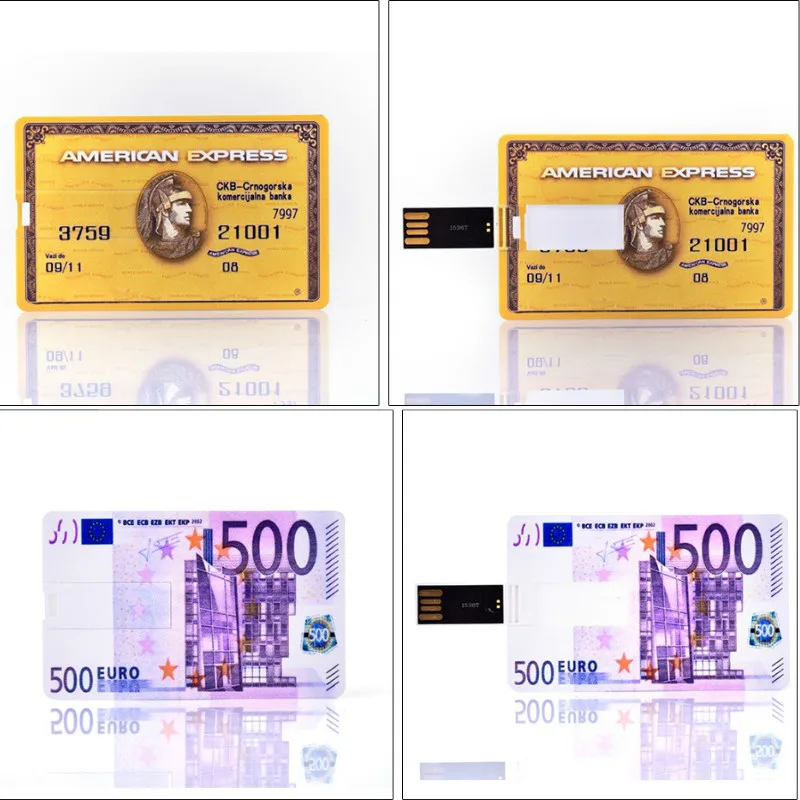 Творческие Индивидуальные Карты USB Flash Drive Водонепроницаемый Кредитной Pen 4 ГБ 8GB16GB