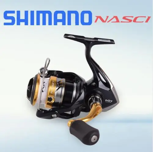 

100% Original Shimano NASCI 1000 2000 2500 C3000HG 4000XG C5000XG gear ratio 5.0:1/6.2:1 Spinning Fishing Reel