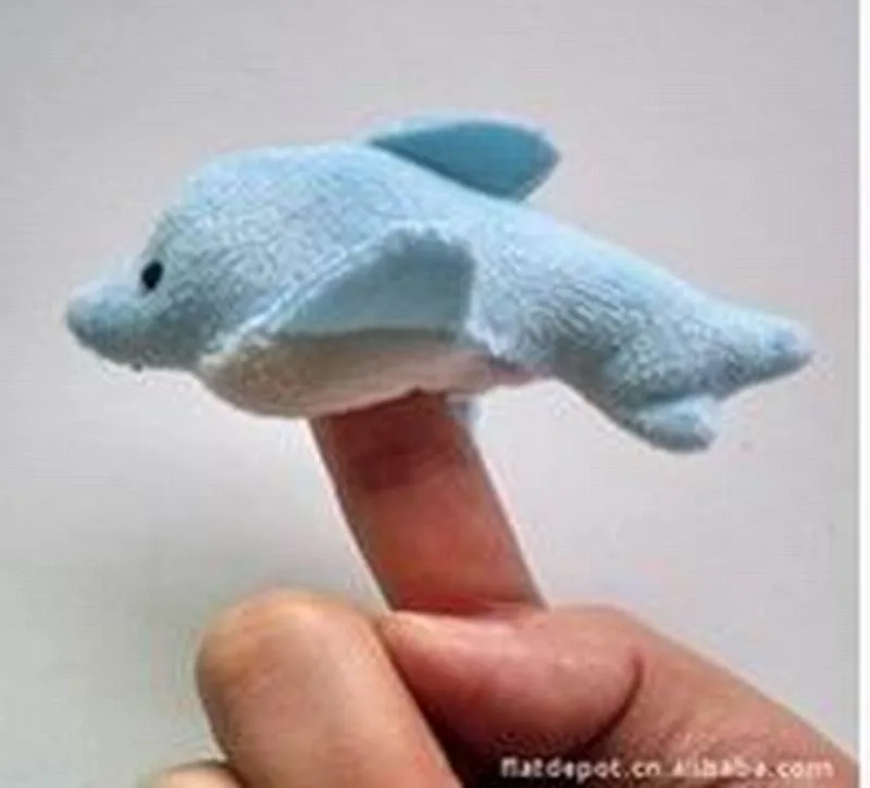8 Plush 10kinds Ocean Animals Finger Puppets